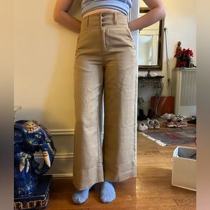 Madewell Linen Wide Leg Pants